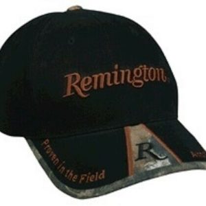 Remington-Cap-Black-with-Camo-Peak-Genuine-Remington-Product-RM01N-254628297711