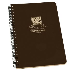 Rite-in-the-Rain-Side-Spiral-4625-x-7-Polydura-Notebook-Universal-Brown-473-254775008714