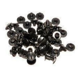 Uncle-Mikes-Solid-Brass-Chicago-Screws-Black-Finish-2509-1-24-Pack-113284049805