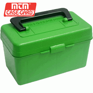 MTM-Ammo-Box-Deluxe-50-Round-Large-Rifle-with-Handle-Green-See-Calibre-H50-RL-10-111596459887