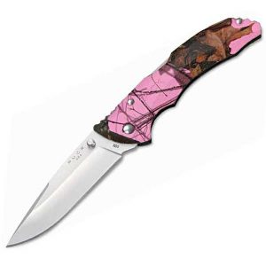 Buck-Knives-Bantam-BBW-Pink-Real-Tree-Folding-Pocket-Knife-No-Pocket-Clip-113900322278