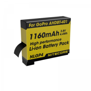 NITECORE-GO-PRO-HERO-4-1160MAH-BATTERY-PACK-NLGP4-254653045609